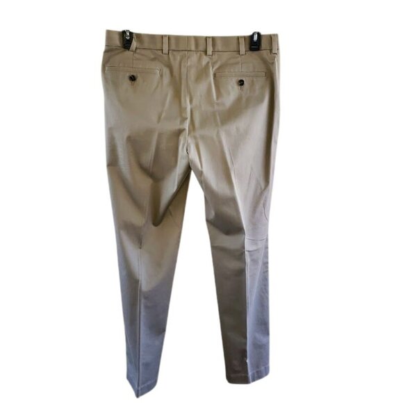 Brooks Brothers Lightweight Advantage Chino Milano Pants Khaki Slim Fit 34/30 - Picture 2 of 6